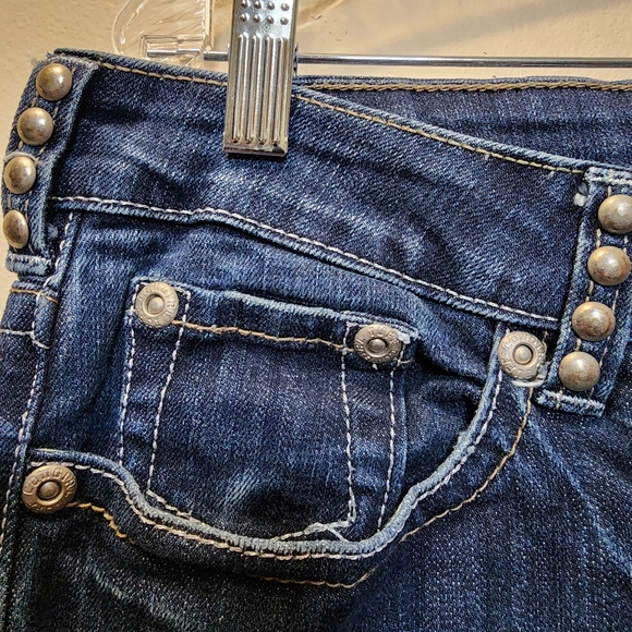 Cowgirl Tuff Co. Women's Western Riding Jeans - Chrome Gypsy 32/31 Bootcut - Picture 4 of 15